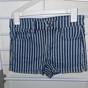 Pinstriped American Eagle Shorts